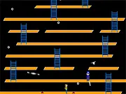 Escape from SK8 Prison retro arcade game, a challenging Donkey Kong-style platformer to play free online