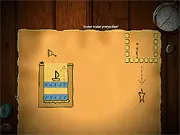The Wizards Notebook typing puzzle game where you create platforms and creatures using words