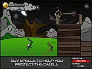 Play Castle Invasion free online defense game - shoot enemies with cannons and upgrade your castle