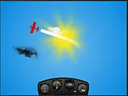 Small airplane flying in the sky to clear a dark cloud and let there always be sunshine, free online game