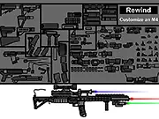 Customize an M4 free online gun builder game, customize your rifle with tons of parts on PlayArcadeHub