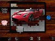 Play Lego Jigsaw free online puzzle game with Ferrari Cars images