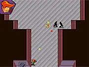 Screenshot of Venusian Vengeance - Episode 5, showing the player shooting enemies in a top-down arcade setting