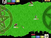 Player using drawing mechanics to summon troops in a real-time strategy battle to attack the enemy castle in the free online game Summoner Wars