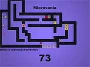 A simple, clean screen displaying basic on-screen instructions for movement and interaction, representing the fundamental gameplay concepts being taught in A Game About Game Literacy.