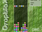 Play Dropblox online, a free falling block puzzle game, match three or more identical colored blocks