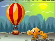 Monkey Go Happy 2 free online puzzle game where you cheer up a sad monkey and their little helper.