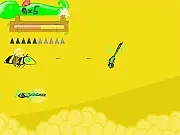 Hornet Quest free online game - Arcade shooter with a hornet firing lasers at enemy insects and bosses