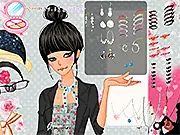 Play Bohemian Jewelry Seller free online game on PlayArcadeHub, style a girl with layered boho fashion and unique jewelry