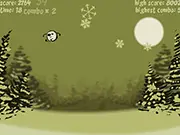 Mr. MothBall 3 game, play free online arcade game, catch snowflakes, high-score challenge game