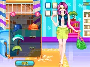 Ellie Crop Top Dressup free online game, girl trying on fashionable crop tops and stylish outfits