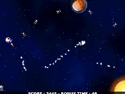 Play Shuttle Rescue Astronauts free online space game. Pilot the shuttle to save people and avoid the gravity planet.