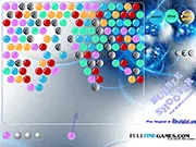 Bubble Shooter Online game screen showing colored bubbles and a cannon aiming to match three or more. Play free online puzzle games.