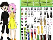 Naruto Couples Dress Up free online anime fashion game