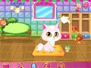 Cat Room Design & Cleanup free online game on PlayArcadeHub – pet room decoration and home makeover
