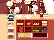 Pizza and Spaghetti Fever free online time management game, serve food quickly, Italian restaurant challenge, PlayArcadeHub