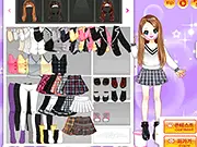 Preppy School Uniform Dress Up free online fashion game school outfits