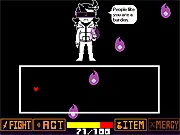 Painted Plummet adventure game screenshot with teen character Benson talking to a weird character, showcasing the game's unique art style and dialogue boxes.