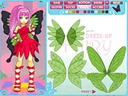 Dress-Up Fairy free online fashion game with clothes and hair