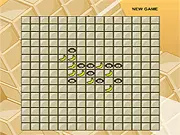 Line-Up online free strategy game, play turn-based monkey vs banana board game