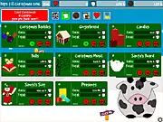 Idle Christmas free online clicker game earning milk and cookies to buy decorations