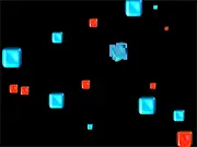 SeiHoKei free online action arcade game, avoidance game with blue and red squares, high score challenge on PlayArcadeHub