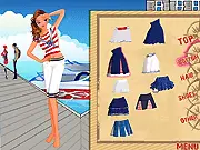 Cute Sailor Girl Dressup free online game, nautical fashion dress-up, sailor outfit game