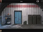 Screenshot of the Polar Escape game showing a scene inside an arctic research building with various items scattered, representing a free online room escape puzzle game.