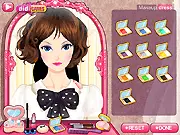 Beautiful elf girl with enchanting eyes, playing Elf Makeup free online fantasy makeover game