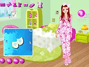 It's Time For Sleeping free online dress up game, cozy pajama and nightgown selection, comfortable sleeping dress fashion