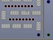 Mesmemarble free online puzzle game, minimalist marble maze, solid color holes game