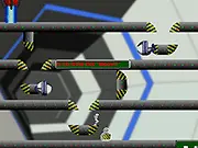 CTRL Robot free online game, strategy action game, collect power ups, destroy deadly machines