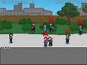 Play Fear Is Vigilance Free Online Arcade Brawler, punching people to promote personal safety alarms