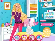Princess Pet Beauty Salon free online game for kids, featuring cute pets and royal grooming treatments