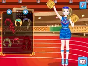 Play College Cheerleader Dress Up Online free game with athletic uniform and pompoms on PlayArcadeHub