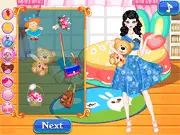 Play Like A Baby Doll Dress Up Online free fashion game with pretty dresses and gowns on PlayArcadeHub