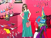 Beach Hottie dress up game screenshot, featuring a fashionable character wearing a stylish outfit ready for her summer beach trip with friends