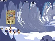 A Simple Day 2D side-scrolling shooting game free online protecting team from spiders and bats
