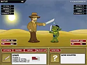 Play The Legend of The Golden Robot Online: Free adventure game with artifact hunter Indigo Steve.