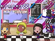 Play Carly's Pizza Crib dress up game online free three amazing crews