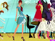 Play Friends Gathering Dressup free online game, choose a dress for a night out party with friends, fashion and styling game.