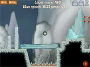 Play Huje Adventure Free Online Platformer Game, bouncing on an unknown asteroid at PlayArcadeHub