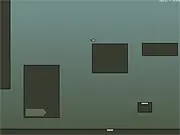 Lint game screenshot, minimalist platformer with square character jumping over sharp spikes, play free action game online