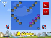 Play Turnz free online puzzle game, help the purple guy reach the finish by rotating the world and shifting gravity.