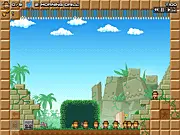 Play Guardian Rock online free physics puzzle game to defend the temple from intruding archaeologists on PlayArcadeHub