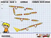 Play Bad Kids Homework Physics Puzzle online free game where you guide coins to the kid to earn allowance on PlayArcadeHub