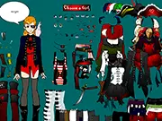 The Pirate Girl Dress Up online fashion game free customizing pirate heroine outfit