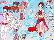 Ballerina Dancer Dressup free online game, fashion makeover, classical ballet, belly dancer