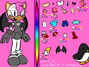 Sonic Character Creator free online game, Sonic Fan Character Doll-Maker, design your own Sonic hero, play free customization game