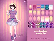 The Return of Dress Up Ari free online game screenshot, character being dressed up in a cute outfit